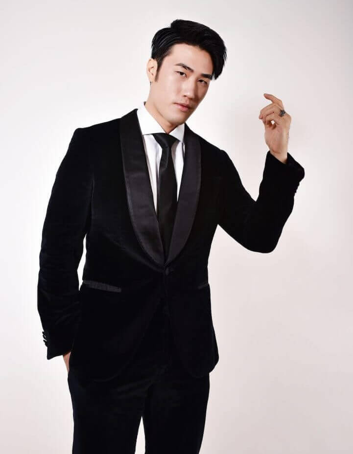 Vin Chee in a black tuxedo